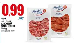 Eurospin SALAME MILANO/UNGHERESE offerta
