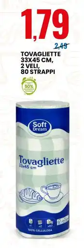 Eurospin Soft Dream Tovagliette offerta