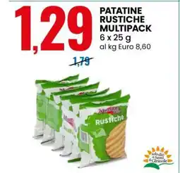 Eurospin PATATINE RUSTICHE MULTIPACK offerta