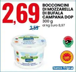 Eurospin Bocconcini di Mozzarella di Bufala Campana DOP offerta