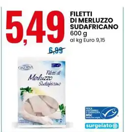 Eurospin FILETTI DI MERLUZZO SUDAFRICANO offerta