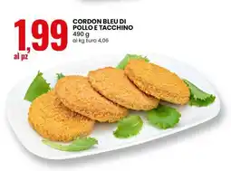 Eurospin Cordon Bleu Di Pollo E Tacchino offerta