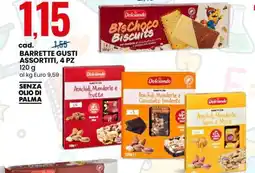 Eurospin BARRETTE GUSTI ASSORTITI, 4 PZ offerta
