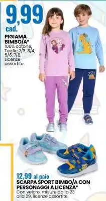 Eurospin Scarpa Sport Bimbo/a Con Personaggi A Licenza offerta