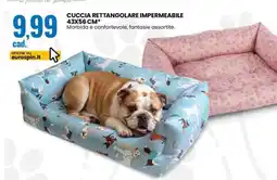 Eurospin CUCCIA RETTANGOLARE IMPERMEABILE 43X56 CM offerta