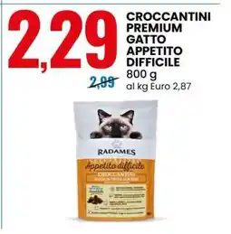 Eurospin CROCCANTINI PREMIUM GATTO APPETITO DIFFICILE offerta