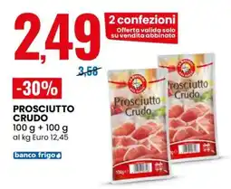 Eurospin Prosciutto crudo offerta