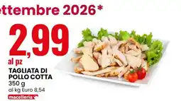 Eurospin Tagliata di Pollo Cotta offerta