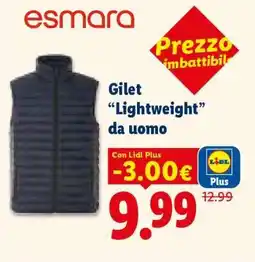 Lidl Gilet Lightweight da uomo offerta