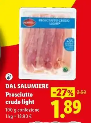 PROSCIUTTO CRUDO LIGHT