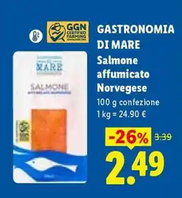 Lidl Salmone affumicato norvegese offerta