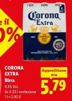 Lidl Corona Extra offerta