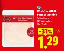 Lidl Dal Salumiere Petto di tacchino offerta