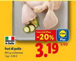 Lidl Fusi di pollo offerta