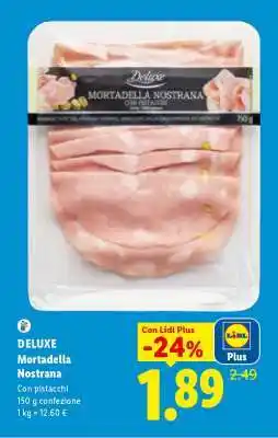 Lidl Deluxe Mortadella Nostrana offerta
