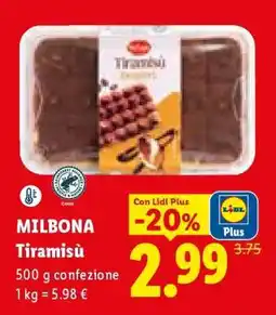 Lidl Milbona Tiramisù offerta
