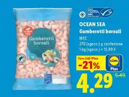 Lidl Ocean Sea Gamberetti boreali offerta