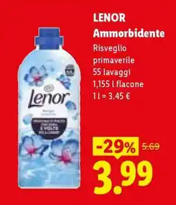 Lidl LENOR AMMORBIDENTE offerta