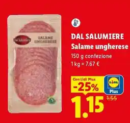 Lidl Dal Salumiere Salame Ungherese offerta