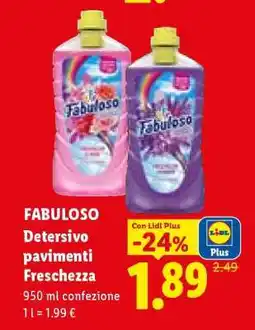 Lidl FABULOSO offerta