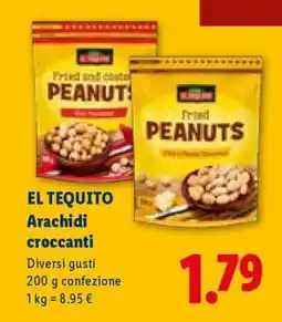 Lidl EL TEQUITO Arachidi croccanti offerta