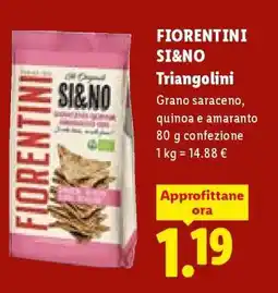 Lidl FIORENTINI SI&NO Triangolini offerta