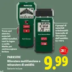 Lidl PARKSIDE offerta