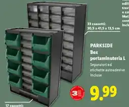 Lidl PARKSIDE Box portaminuteria L offerta