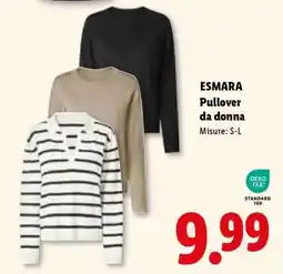 Lidl esmara Pullover da donna offerta
