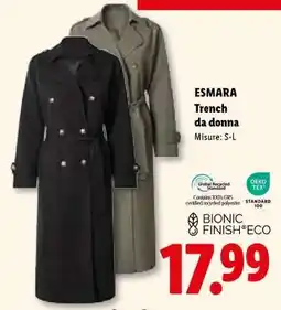 Lidl ESMARA Trench da donna offerta