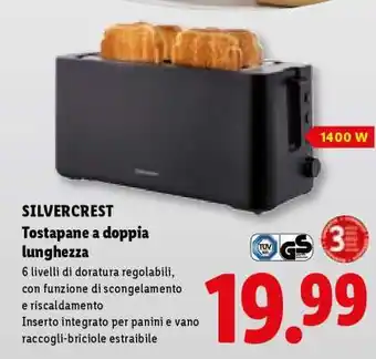 Silvercrest Tostapane a doppia lunghezza