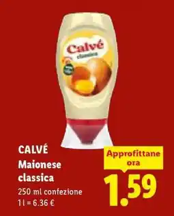 Lidl Calvé Maionese Classica offerta