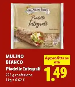 Lidl MULINO BIANCO PIADELLE INTEGRALI offerta