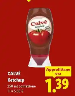 Lidl CALVÈ Ketchup offerta