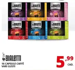 Comet Bialetti capsule caffè offerta