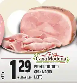 Coop Casa Modena Prosciutto cotto Gran magro offerta