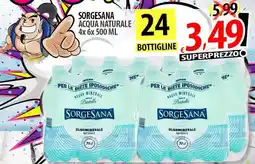 Il Genio Supermercato Sorgesana acqua naturale offerta