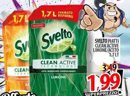 Il Genio Supermercato Svelto piatti clean active limone/aceto offerta