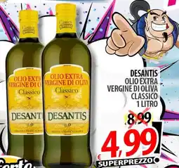 Il Genio Supermercato Desantis Olio extra vergine di oliva Classico offerta