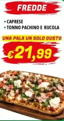 Idromarket Fredde caprese, tonno pachino e rucola offerta