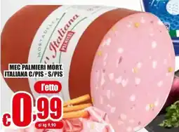 Gesad Supermercati Mec Palmieri Mortadella Italiana offerta