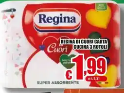 Gesad Supermercati Regina di cuori carta cucina offerta