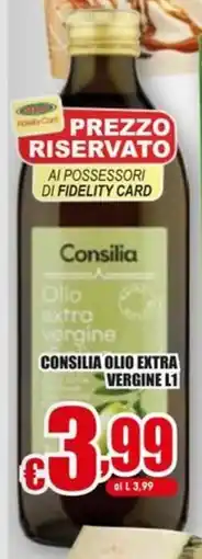 Gesad Supermercati Consilia olio extra vergine offerta