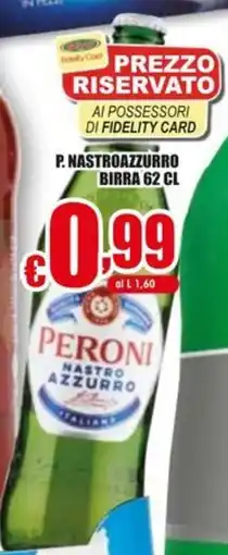 Gesad Supermercati Peroni Nastro Azzurro Birra offerta