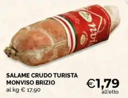 Maxisconto Salame crudo turista Monviso Brizio offerta