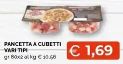 Maxisconto Pancetta a cubetti offerta