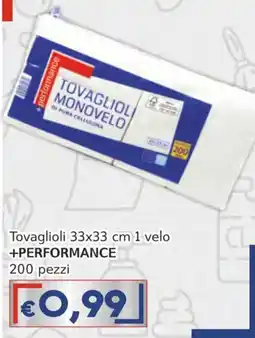 Italy Cash Tovaglioli +Performance offerta