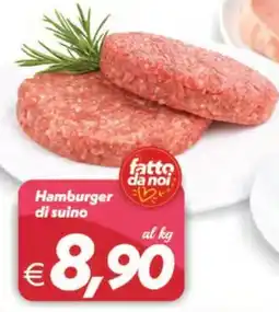 Iper Super Conveniente Hamburger di suino offerta