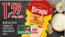 Crai Biraghi formaggio grattugiato gran biraghi offerta