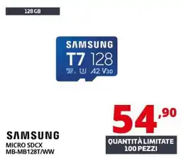 Comet Samsung micro sdcx offerta